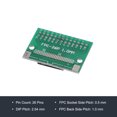 thumbnail image 3 of Unique Bargains FPC Converter Board 26P 0.5mm on Socket Side, Back 1.0mm, to DIP 2.54mm, 3 of 6