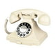 thumbnail image 4 of Libro de visitas en audio, grabadora de teléfono para bodas, modelo de teléfono de escritorio, teléfono estilo vintage Blanco beige, 4 of 9