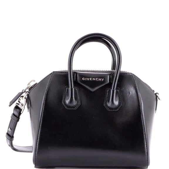 Pre-Owned Antigona Bag Glazed Leather Mini By Rebag