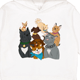 thumbnail image 3 of Inktastic Happy Dog Family Toddler Hoodie, 3 of 4