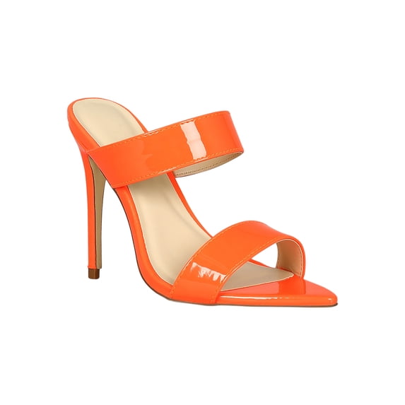 Women Open Pointy Toe Stiletto Mule Heel 18302