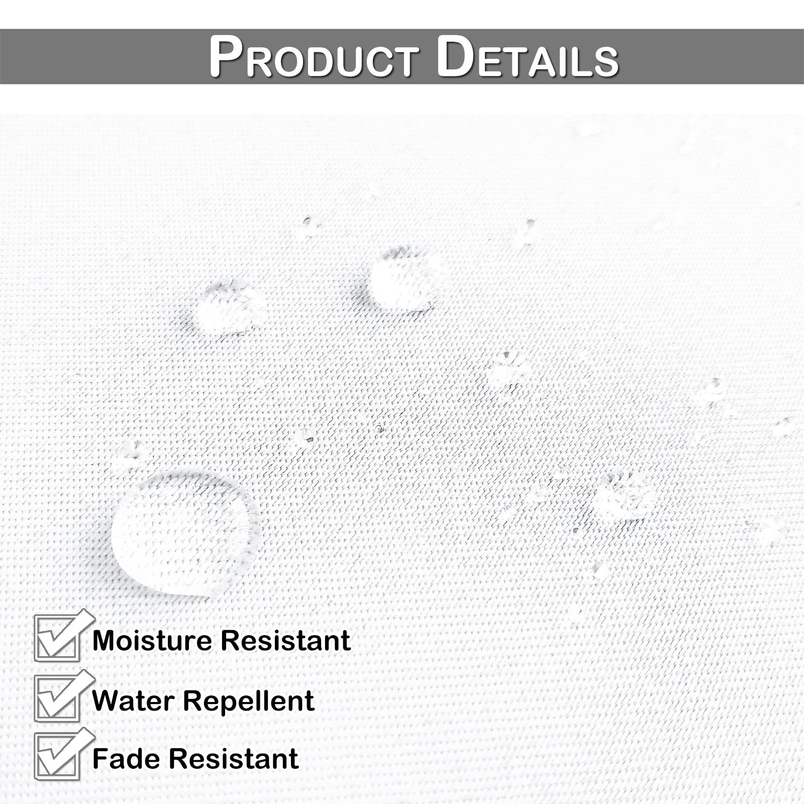 Lapalife Vertical Outdoor Curtains for Patio Waterproof with Hooks, 55"x 95" Vertical Privacy Drapes Shower Curtain Door Curtain Living Room Bedroom, 1 Panel, White