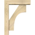 thumbnail image 3 of Ekena Millwork 6"W x 24"D x 32"H Westlake Block Rough Sawn Bracket w/ Offset Brace, Douglas Fir, 3 of 25
