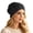 41#Black, variant on Cotton Chemo Headwear for Women Turban Soft Cancer Head Scarf Hats Beanie Elastic Hair Wraps Light Gray One Size