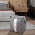 thumbnail image 4 of Wzzjkit Storage Bins with Lids Large Capacity Folding Zipper Clothing Storage Bags for Bedroom Comforter Blankets and Pillows Closet Storage Bins, 4 of 9
