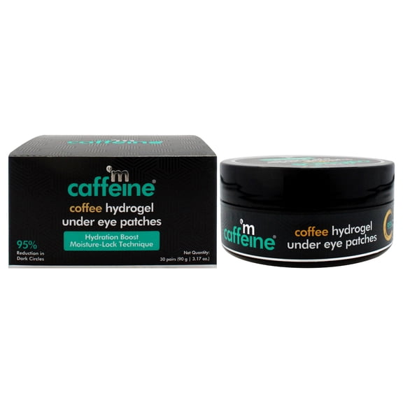 Coffee Hydrogel Under Eye Patches by mCaffeine for Unisex - 3.17 oz Patches