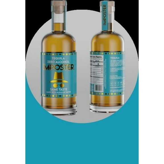 Imposter Beverages, Tequila, 750ml Bottle, 0% Alcohol