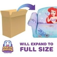 thumbnail image 3 of Marshmallow Furniture Kids 2-in-1 Flip Open Sofa Bed, The Little Mermaid, 3 of 7