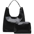 thumbnail image 2 of Women's Faux Leather Commuter Tote Bag - Soft   Bag, Handbag for Daily Office Work Travel, 2 of 7