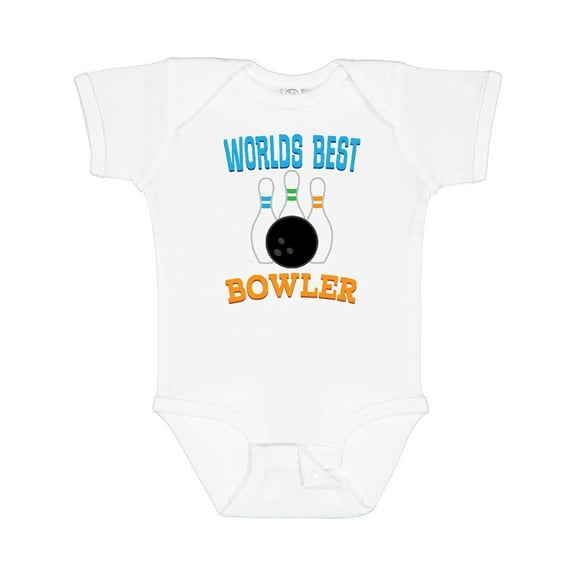 Inktastic Bowling Worlds Best Bowler Sports Boys or Girls Baby Bodysuit