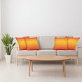 thumbnail image 4 of Ambesonne Ombre Throw Pillow Cover 4 Pack, Tropical Summer Themed, 24", Orange Yellow, 4 of 6