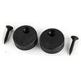 thumbnail image 2 of 2pc Sliding Barn Door Hardware Set Black Anti-jump Disk Block, 2 of 5