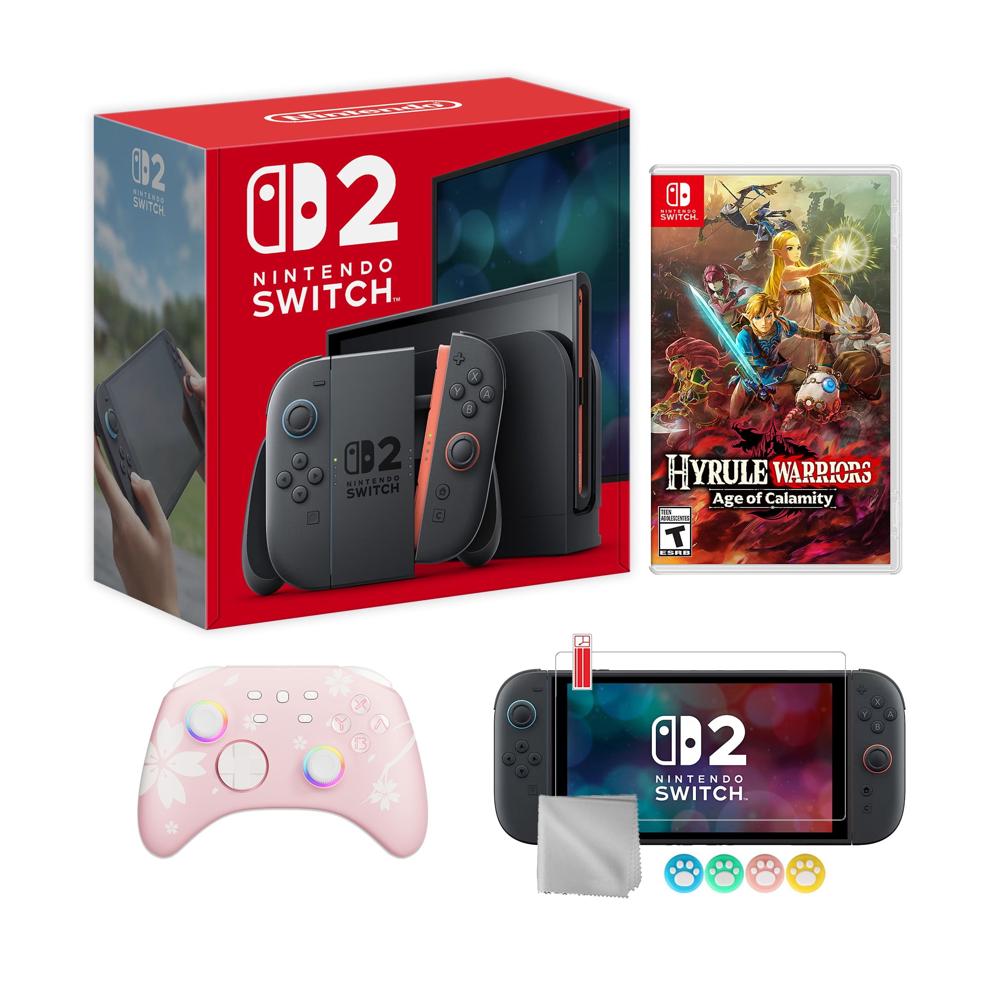 Nintendo Switch OLED Model Neon Red & Blue Joy Con 64GB Console HD