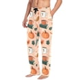 thumbnail image 2 of FORMRS Mens Pajama Pants with Pockets Sleepwear Lounge Bottoms Sizes S-2XL, Pink Fall Coffee, 2 of 7