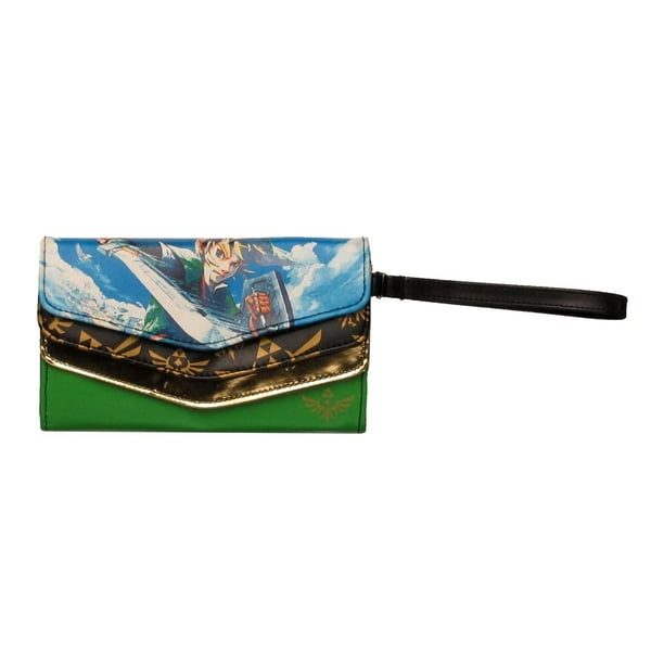 The Legend of Zelda Zelda Skyward Sword Flap TriFold Clutch Wallet