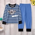thumbnail image 5 of WAYUTE Girls Pajamas for Kids 2 Piece Long Sleeve Cartoon Print Crew Neck Top and Jogger Pants Soft Lined Pjs Home Outfit Nightwear Casual Daily Wear,Multicolour,Size 3 Y-4 Y, 5 of 5