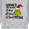 thumbnail image 3 of Dr. Seuss - How The Grinch Stole Christmas - Men's Crew Neck Fleece Pullover, 3 of 5