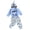 Blue, variant on mgoYE Newborn Baby Boy Clothes Long Sleeve Romper Pants Hat Set 3PCS Baby Boy Outfit, Fall Winter Clothes for Baby Boys