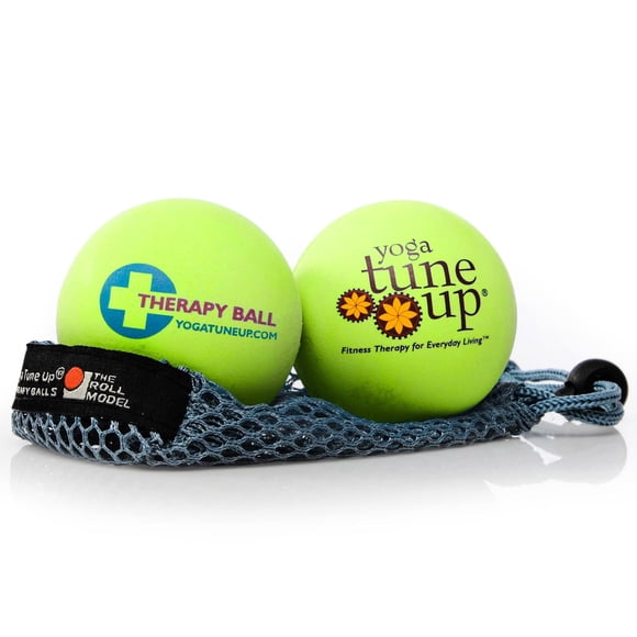 Par de Pelotas de Terapia Yoga Tune Up Verde Brillante