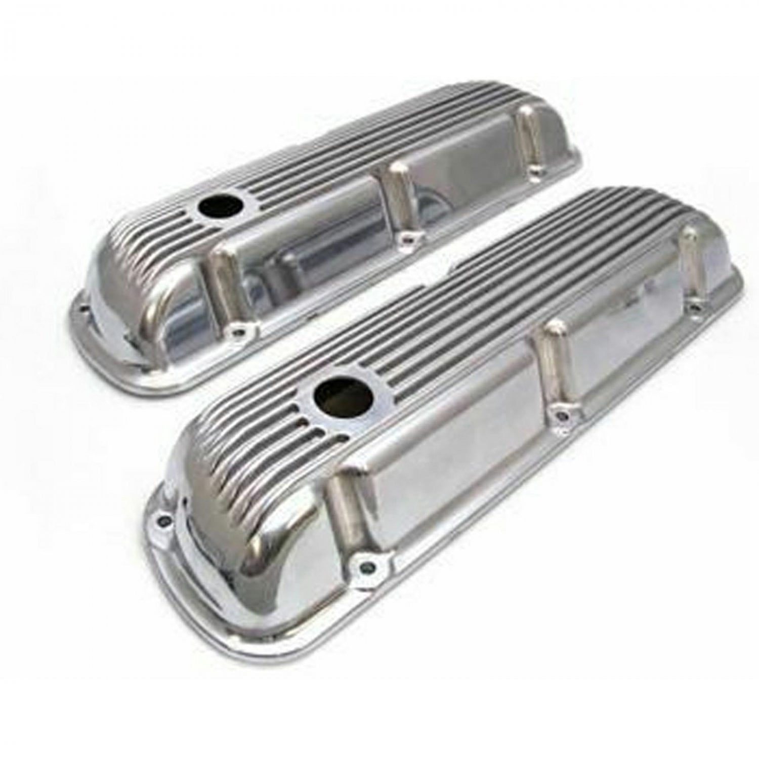 SMALL BLOCK FORD SBF FINNED ALUMINUM VALVE COVER V8 SB 184777