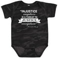 thumbnail image 3 of Inktastic Injustice Anywhere is a Threat to Justice Everywhere Martin Luther King Jr. Boys or Girls Baby Bodysuit, 3 of 5