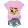 thumbnail image 2 of Tittly T Shirts for Women Graphic Tees Womens Fashion Workout T Shirts Athletic Plus Size Tops Summer Trendy Clothes Short Sleeve Spring Tee Tshirts Shirts Spring Tops for Women Pink XXL, 2 of 5