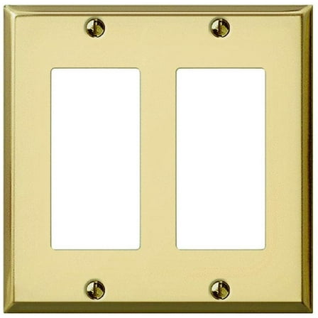 Jackson-Deerfield Mfg. 9BS127 Bright Brass Wall Plate