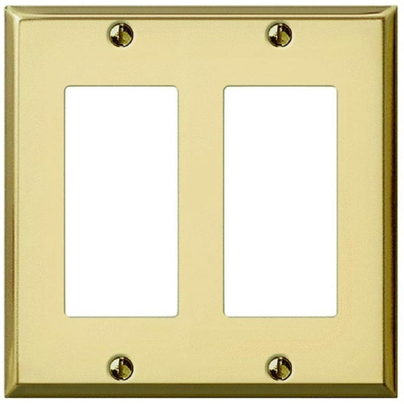 Jackson-Deerfield Mfg. 9BS127 Bright Brass Wall Plate