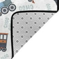 thumbnail image 4 of Trains Pattern Shaggy Area Rug, Rugs for Living Room Bedroom Non Slip Door Mat Indoor Carpet Machine Washable Nursery Home Decor Floor Mats for Entryway 60x39in-#, 4 of 5