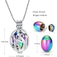 thumbnail image 3 of Dragonfly Urn Necklace for Ashes Cremation Jewelry Urn Necklace for Ashes for Human / Pet Ashes Gifts For Love Ones With Filling Tool, 3 of 6