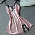 thumbnail image 2 of Women's Full Slip Dress Adjustable Straps Silky Under Dress Lingerie Nightgown Pink, 2 of 5