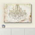 thumbnail image 3 of wall26 Canvas Print Wall Art Crystal Chandelier on Grunge Background Decorative Lights Digital Art Modern Art Chic Relax/Calm Multicolor for Living Room, Bedroom, Office - 16"x24", 3 of 5