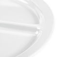 thumbnail image 3 of Carlisle KL10202 Kingline 10" White 3-Compartment Plate - 48/Case, 3 of 4
