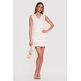 thumbnail image 2 of Women's Almost Famous Heart Textured Knit Button Front Vest, 2 of 4