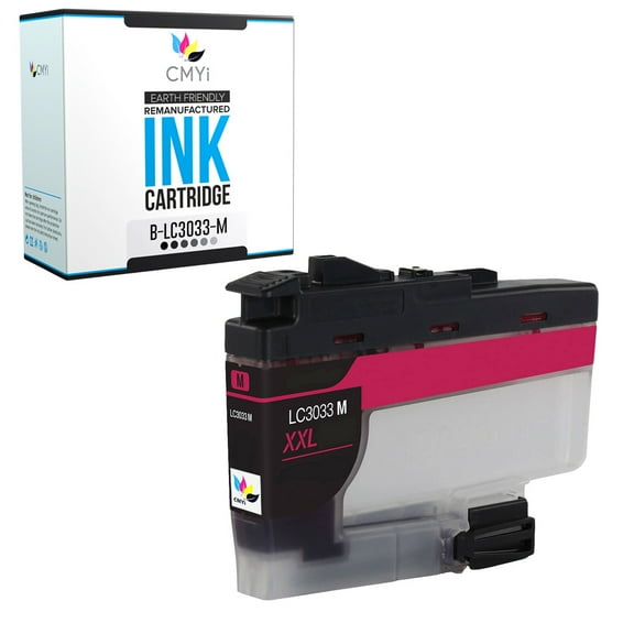 CMYi LC3033 Magenta 1-Pack Ink Cartridge compatible for Brother LC3033 - MFC J805DW, J805DW XL, J815DW XL, J995DW, J995DW XL (1 Magenta)