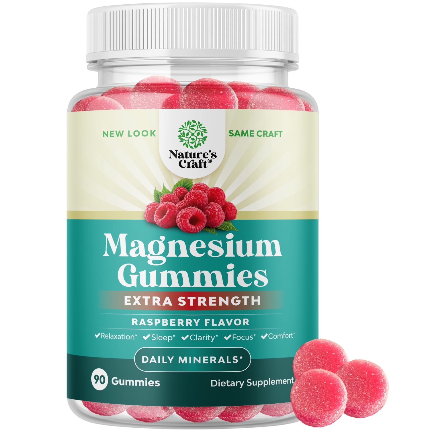 Extra Strength Magnesium Gummies for Adults Relaxing Magnesium