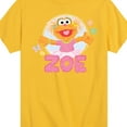 thumbnail image 3 of Sesame Street - Zoe Scribble - Toddler and Youth Short Sleeve Graphic T-Shirt, 3 of 5