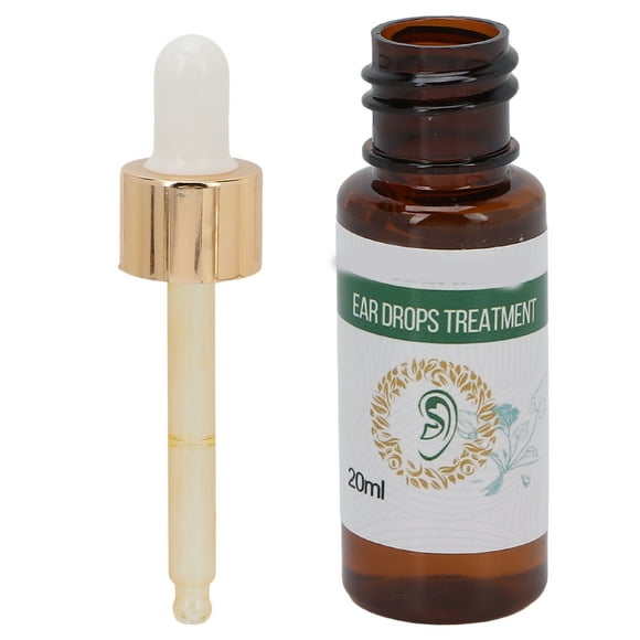 Ear Ringing Drops, Tinnitus Treatment Drops Safe Ingredients Alleviate Otitis Media 20ml Skin Friendly Improve Hearing Loss  For Daily Use For Ear Itching