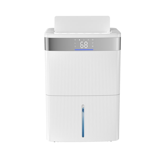 KFFKFF 80 Pints Dehumidifier for Home & Basement, Drain Hose for Commercial & Industrial Use, Smart Humidity Control, Low Noise for Large Rooms