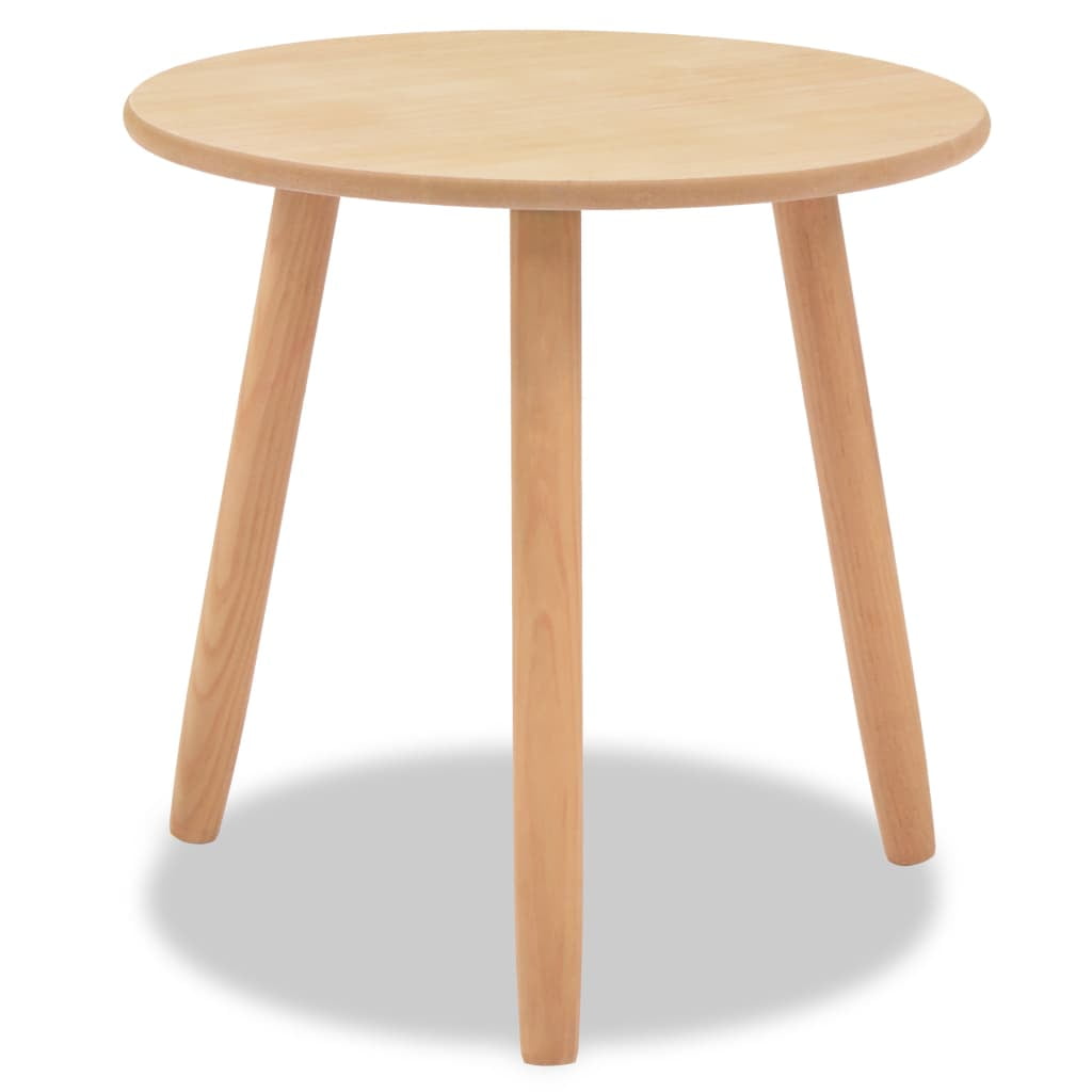 Kepooman Round End Side Table for Home Office, Set of 2, Brown Kepooman Round End Side Table for Home Office, Set of 2, Brown