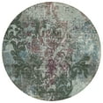thumbnail image 2 of Addison Rugs Chantille Indoor/Outdoor Transitional Damask Fern Washable Round Rug, 8' x 8', 2 of 6