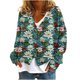 thumbnail image 2 of Chaqueta informal de manga larga sin capucha para mujer, cárdigan estampado a la moda, chaqueta informal de moda, camiseta de manga larga con cuello en V, chaqueta informal de manga larga con capucha,, 2 of 5
