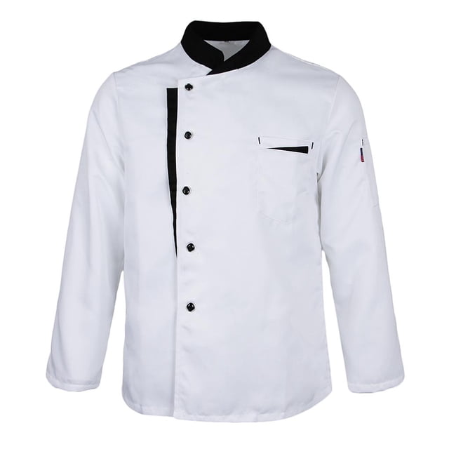 Chaqueta Chaqueta Baker Ropa Chaqueta de Trabajo Manga Larga Chef Gastronomía XL blanco Zulema chaqueta de chef hombres uniformes mujeres