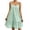 *Green, variant on ClodeEU Women's Spaghetti Strap V Neck Ruffle Hem Swing Dress,Casual Flowy Summer Sundress Green,Women's Plus L