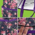 thumbnail image 5 of Garden Tool Bag,Pioneer Flower Floral Print Pattern Garden Tool Organizer,Garden Gifts,Waterproof Multi-Pocket Garden Tool Storage 11.8x5.5x11.4 Inch(Tools NOT Included), 5 of 6