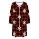thumbnail image 4 of Batas de Navidad para mujer, ropa de casa, pijamas casuales, sueltos, de manga larga, batas de baño y camisones, pijamas de mujer, 4 of 7