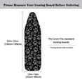 thumbnail image 5 of HELLHERO Stretchy Home Ironing Board Cover, Paw prints Print Ironing Board Cover Protector, Comfortable Soft Ironing Protector for Ironing Board, Scorch Resistant and Dustproof, 5 of 5