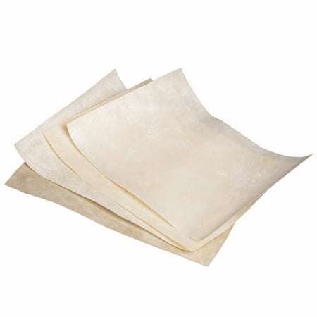 Mythrojan Parchment Paper Stationery Vintage Writing Paper Medieval Antique Handmade Vellum Natural Goatskin Calligraphy Sheet 5inch x 7inch | Set of 50 Pcs