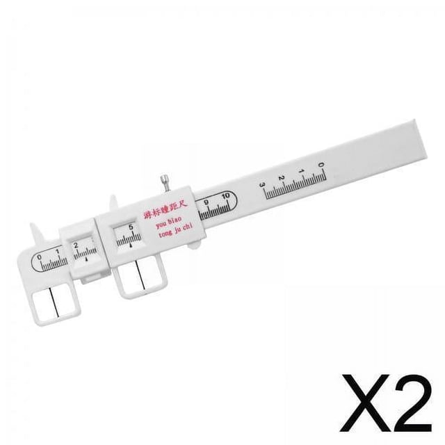 BELOVING 2xDurable Pupilary Ruler Pupillometers Vernier Calipers with clear graduation