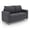 Gray, variant on 50" Loveseat Sofa,Small Couch Loveseat, 2-Seater Sofa with Thick Cushions, Reinforced Frame, 2 Back Cushions,Compact 2-Seater Fabric Sofa for Living Room, Apartment, Bedroom, Office, Gray